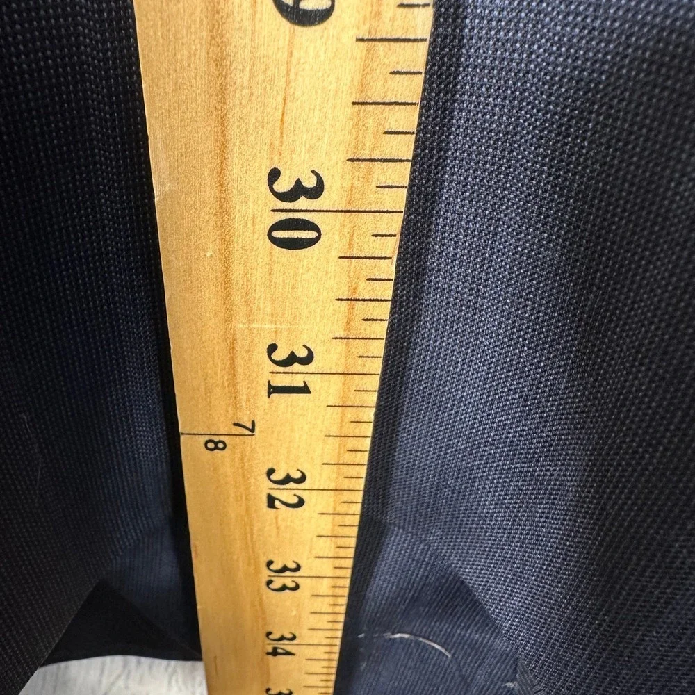Lanificio A. Rodina Mens Navy Blue Pinstripe Super 100s Wool Blazer Jacket 56L‎